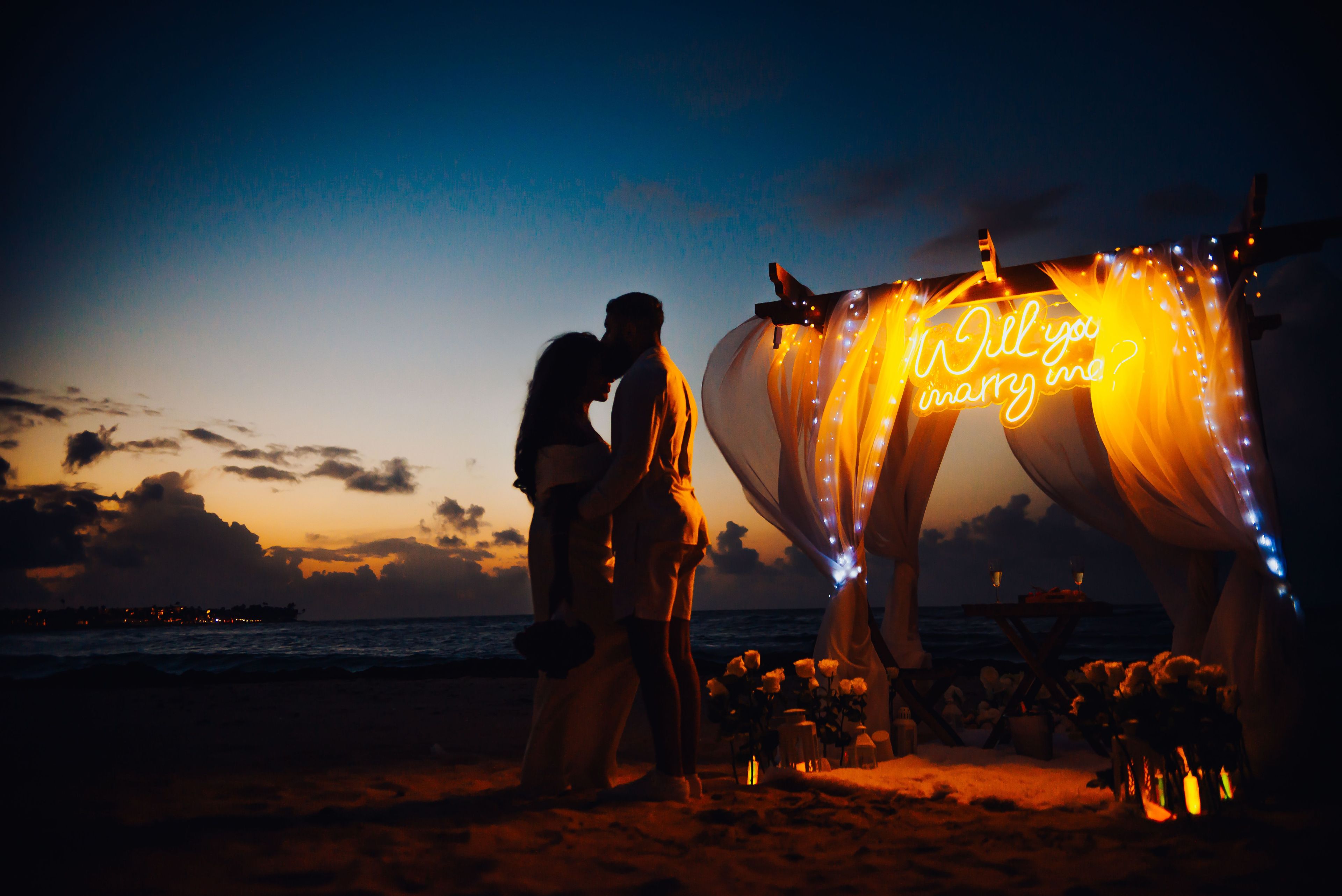 Montagem de pedido de casamento Jardim das Promessas em Punta Cana
